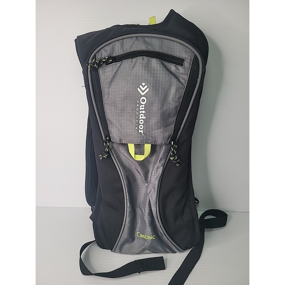 Outdoor Products Castaic Water Reservoir Hydration Backpack Black Gray Festival